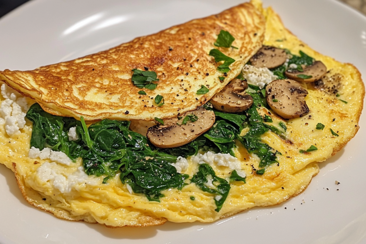 cottage cheese omelette