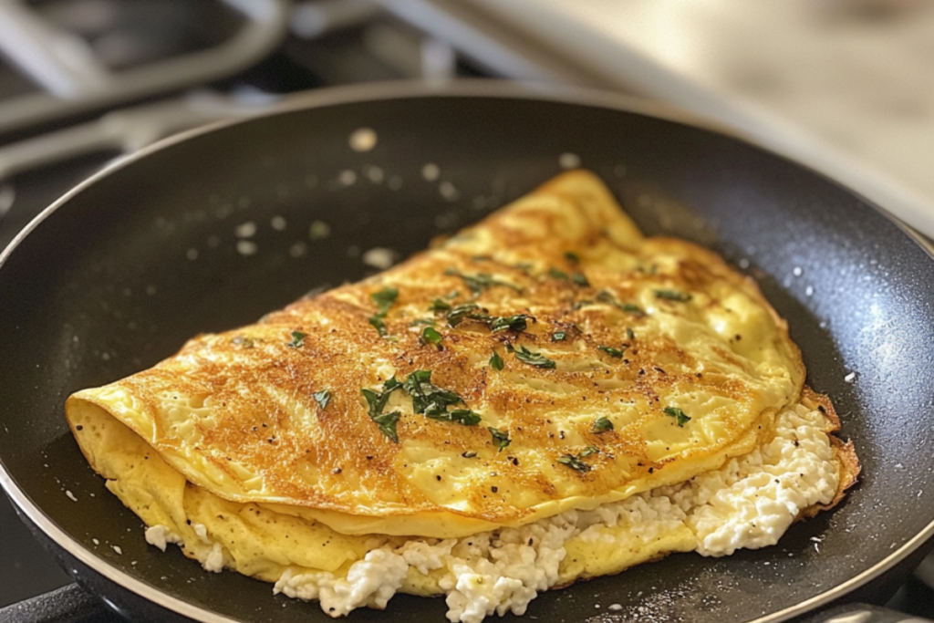 cottage cheese omelette